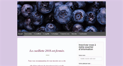 Desktop Screenshot of myrtilles-cambo.com